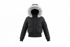 Pramie Girls Bomber Jacket Black 4-16