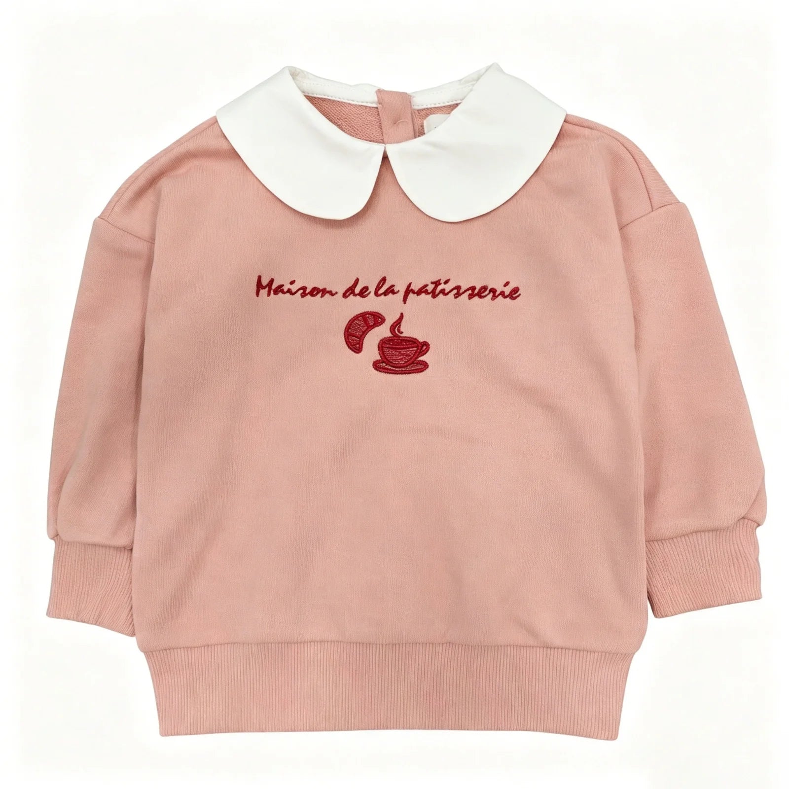 Nou Nelle - Collar Sweatshirt | Pink