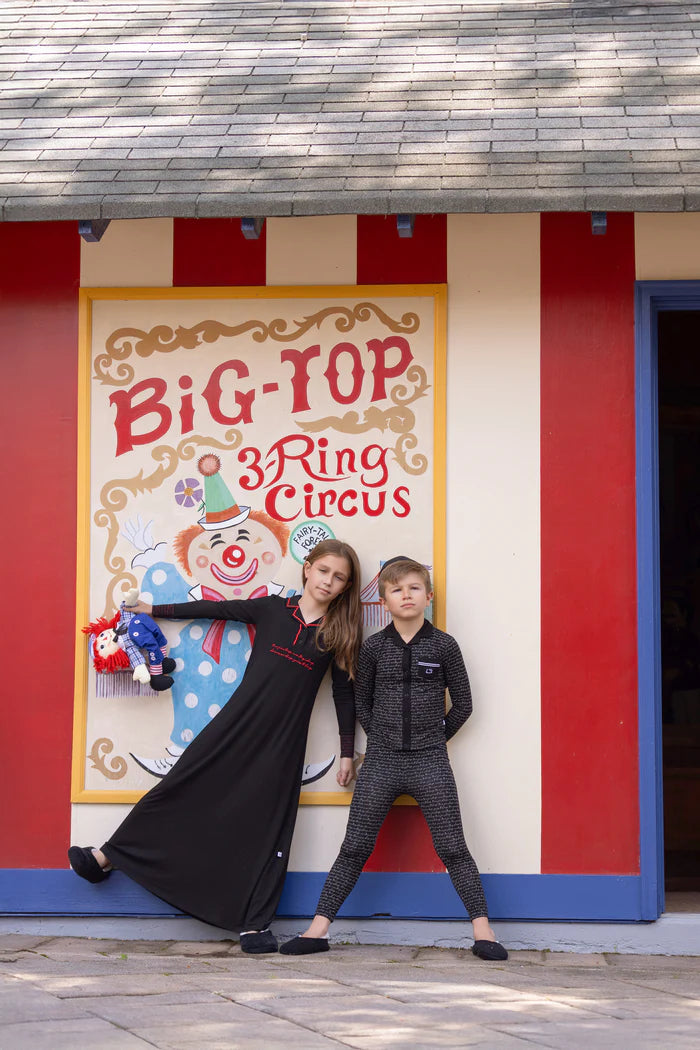 Miss Mini Counting Sheep nightgown for girls, soft cotton sleep dress with playful sheep print