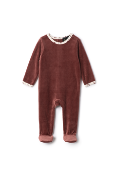 Seal Brick Velour Footie