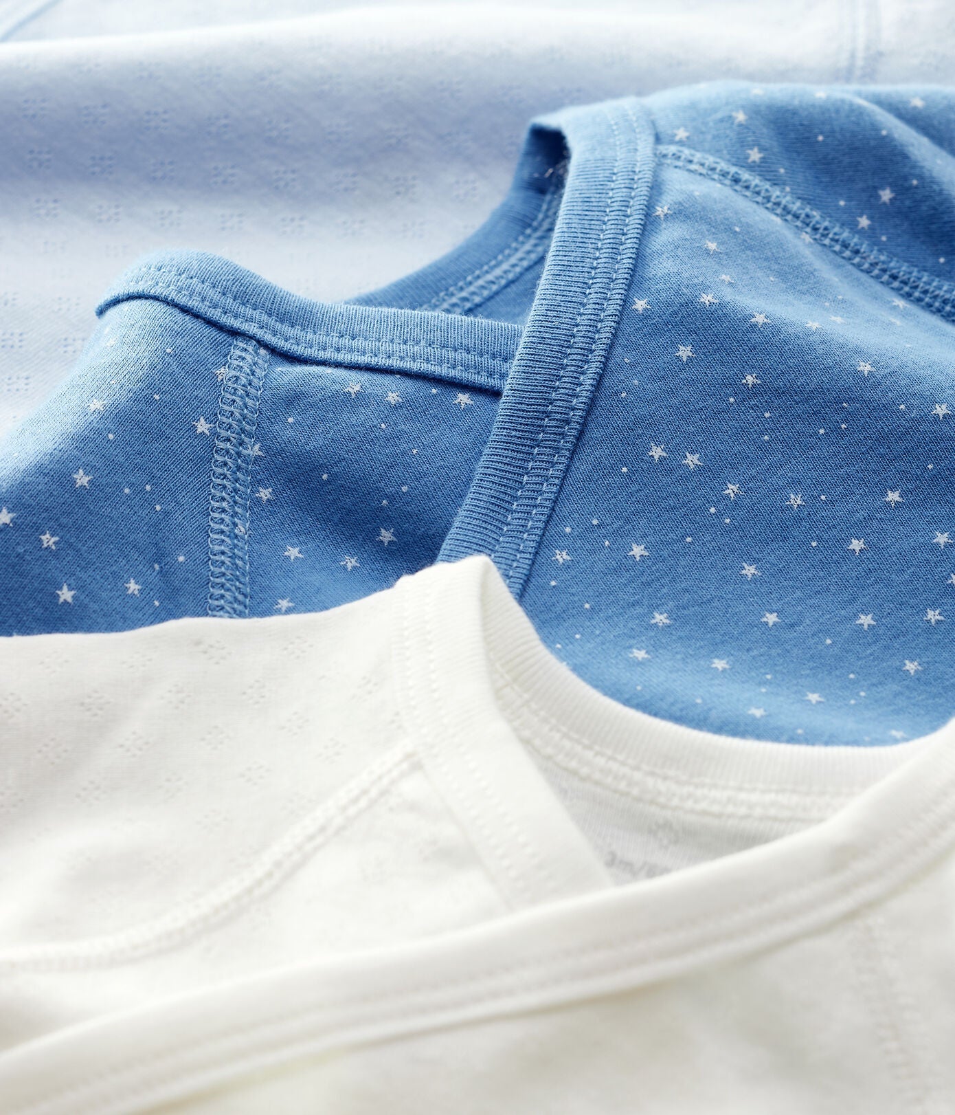 petit bateau long sleeved bodysuit pack of 3