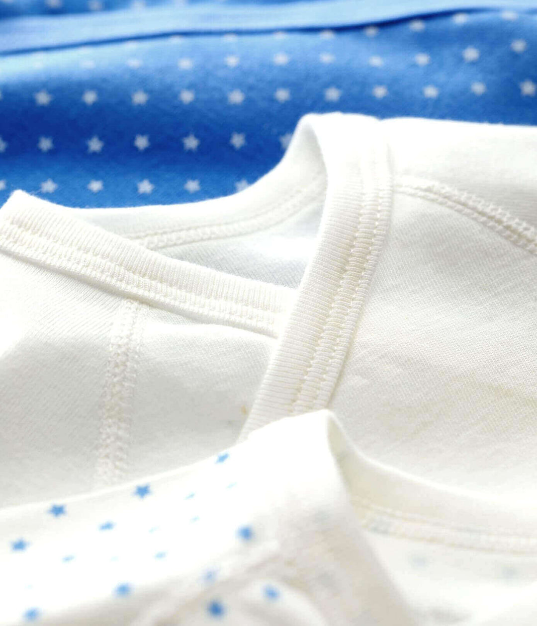 Petit Bateau Baby Boy Star Print Bodysuit Organic Cotton Pack of 3
