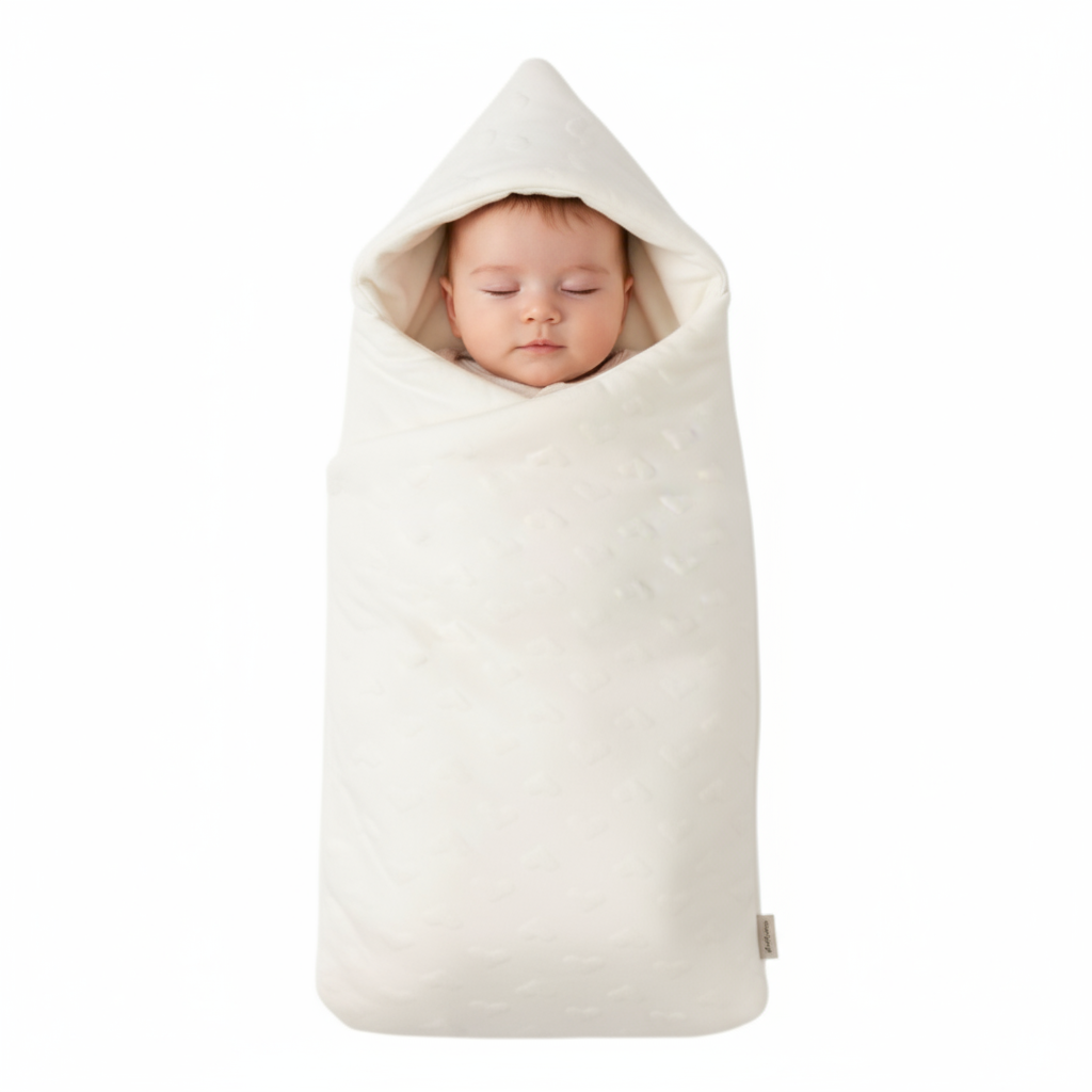 Petit Bateau Baby Hooded Bunting | Warm Infant Winter Outfit & Cozy Zip-Up Onesie