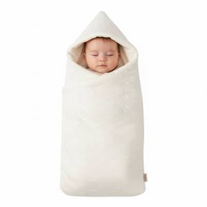 Petit Bateau Baby Hooded Bunting | Warm Infant Winter Outfit & Cozy Zip-Up Onesie