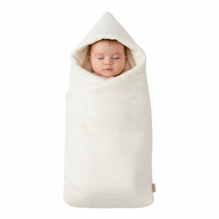 Petit Bateau Baby Hooded Bunting | Warm Infant Winter Outfit & Cozy Zip-Up Onesie