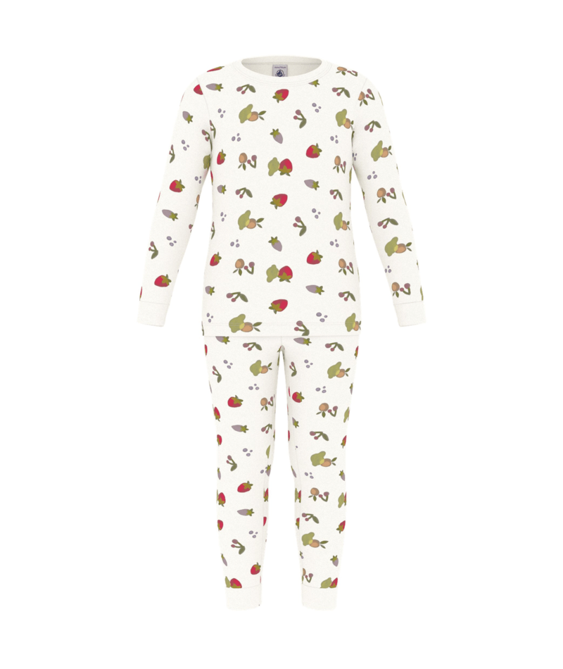 Petit Bateau - Girl Loungewear Long Sleeve Tutti Frutti Top and Pants