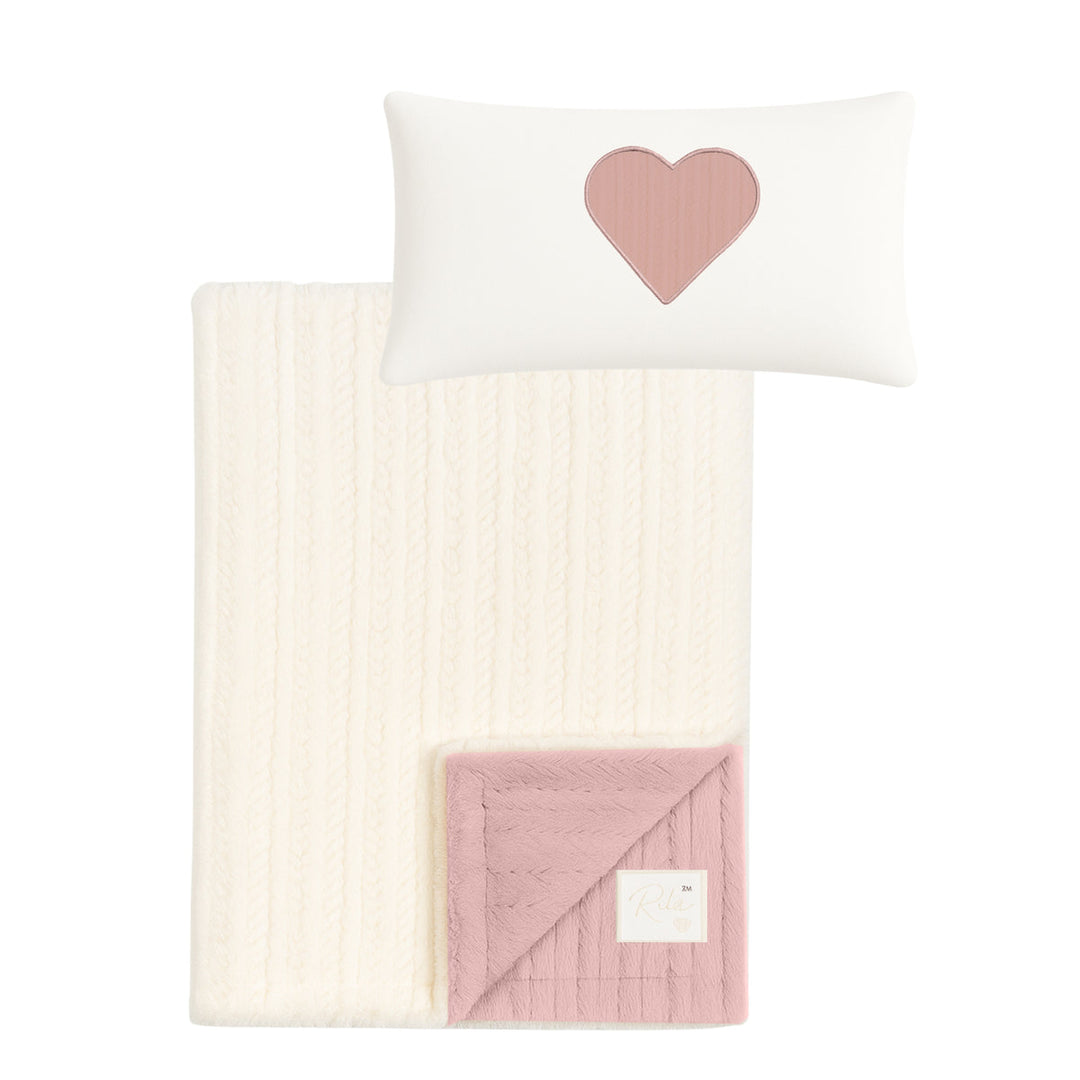 Ritz Mauve Mini Cables Design Blanket