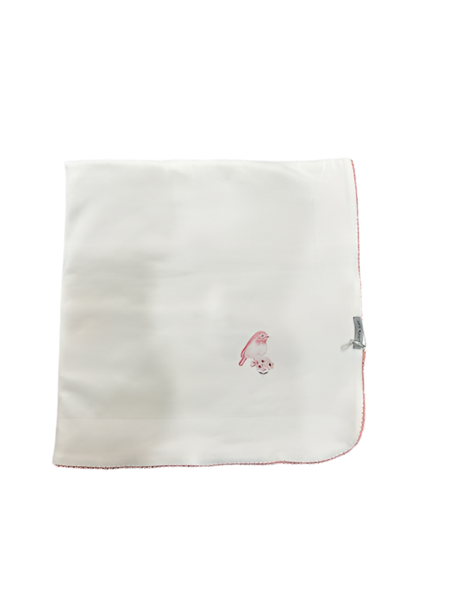 BIRD PICOT TRIM BLANKET