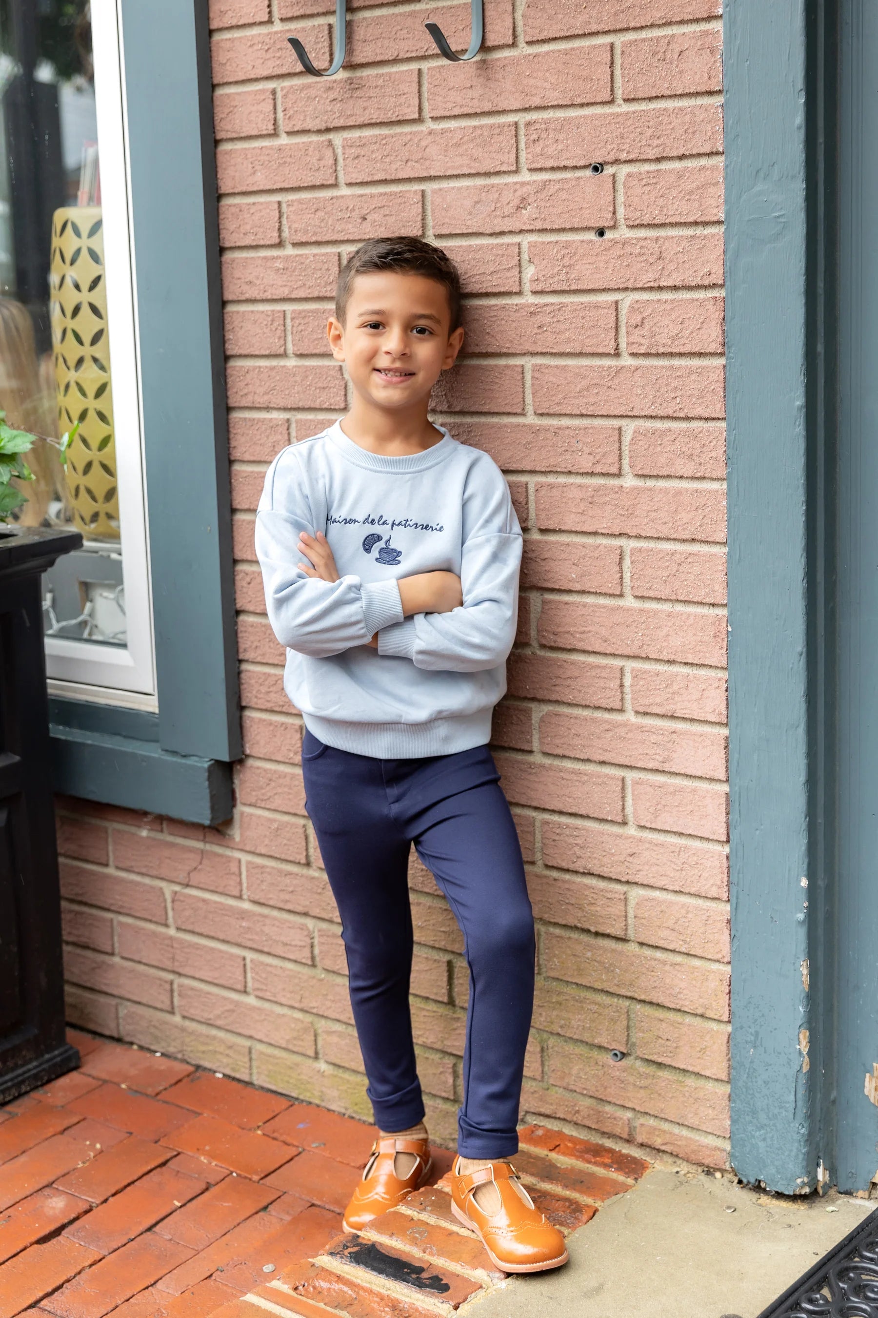 Nou Nelle - Boy Sweatshirt | Blue