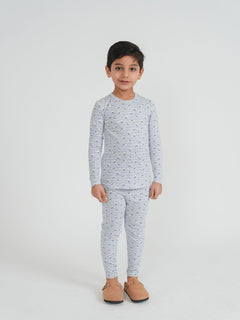 Lola - Boys Cherry Print Long Set