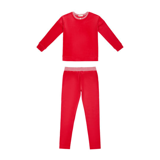 Crew Pink Classic Varsity Lounge Set