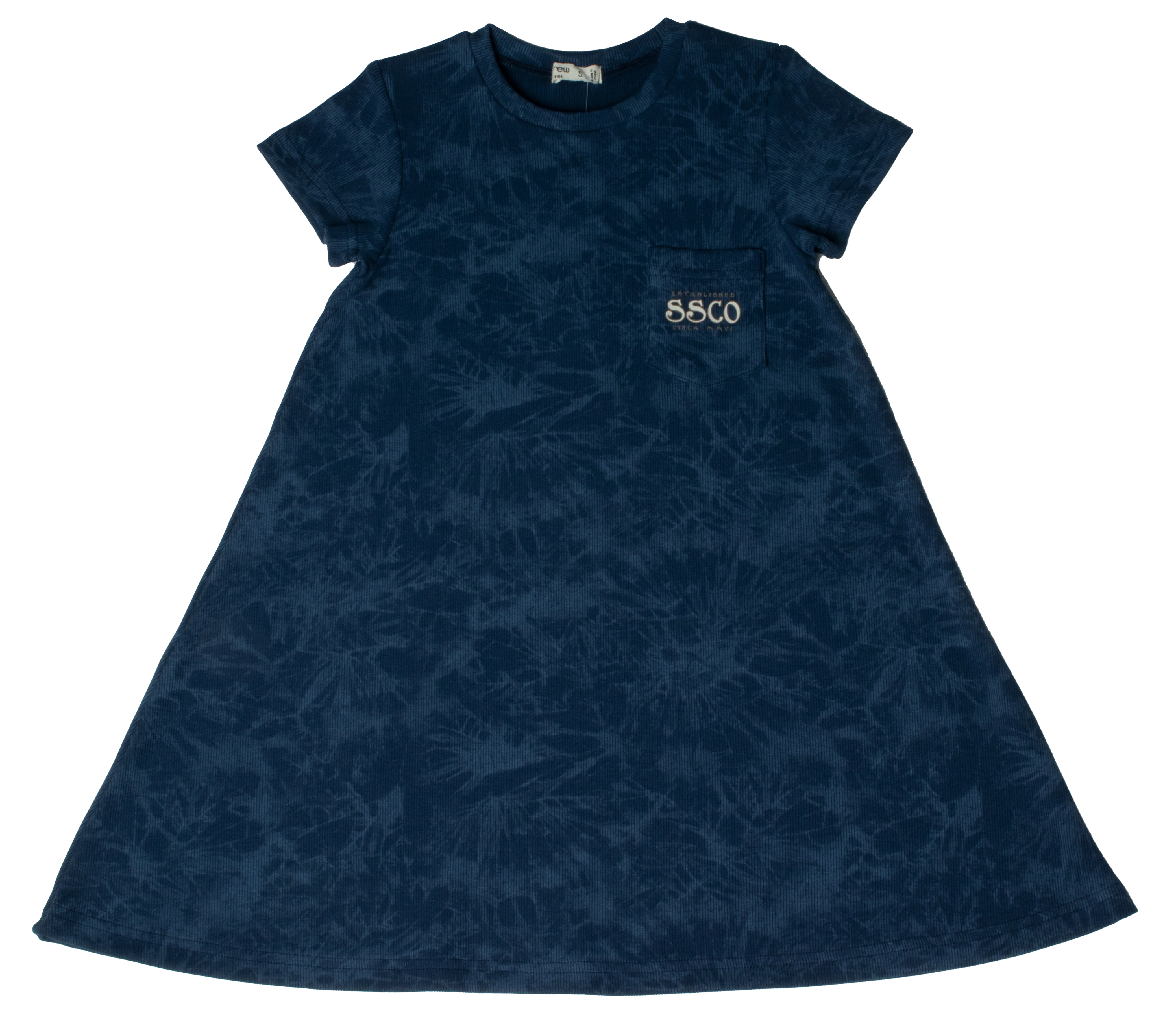 Crew Kids Blue Rib Dress