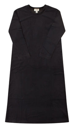 Crew Kids Black Script Velour Nightgown