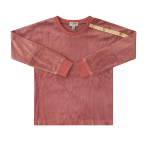 Crew Kids Blush Ribbed Velour Set
