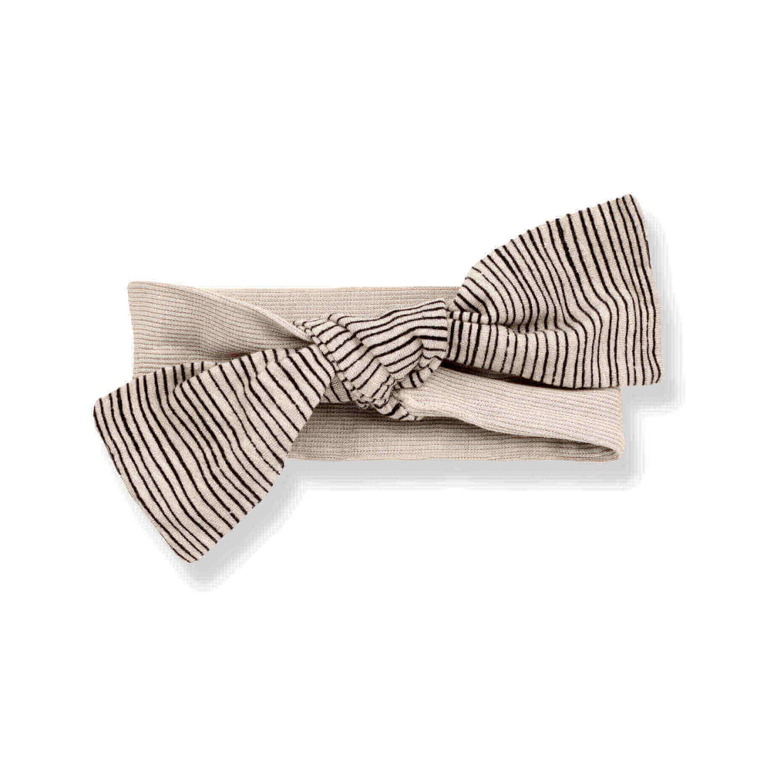 1+in the family Thin Stripe Rib Knot Stone Color Headband