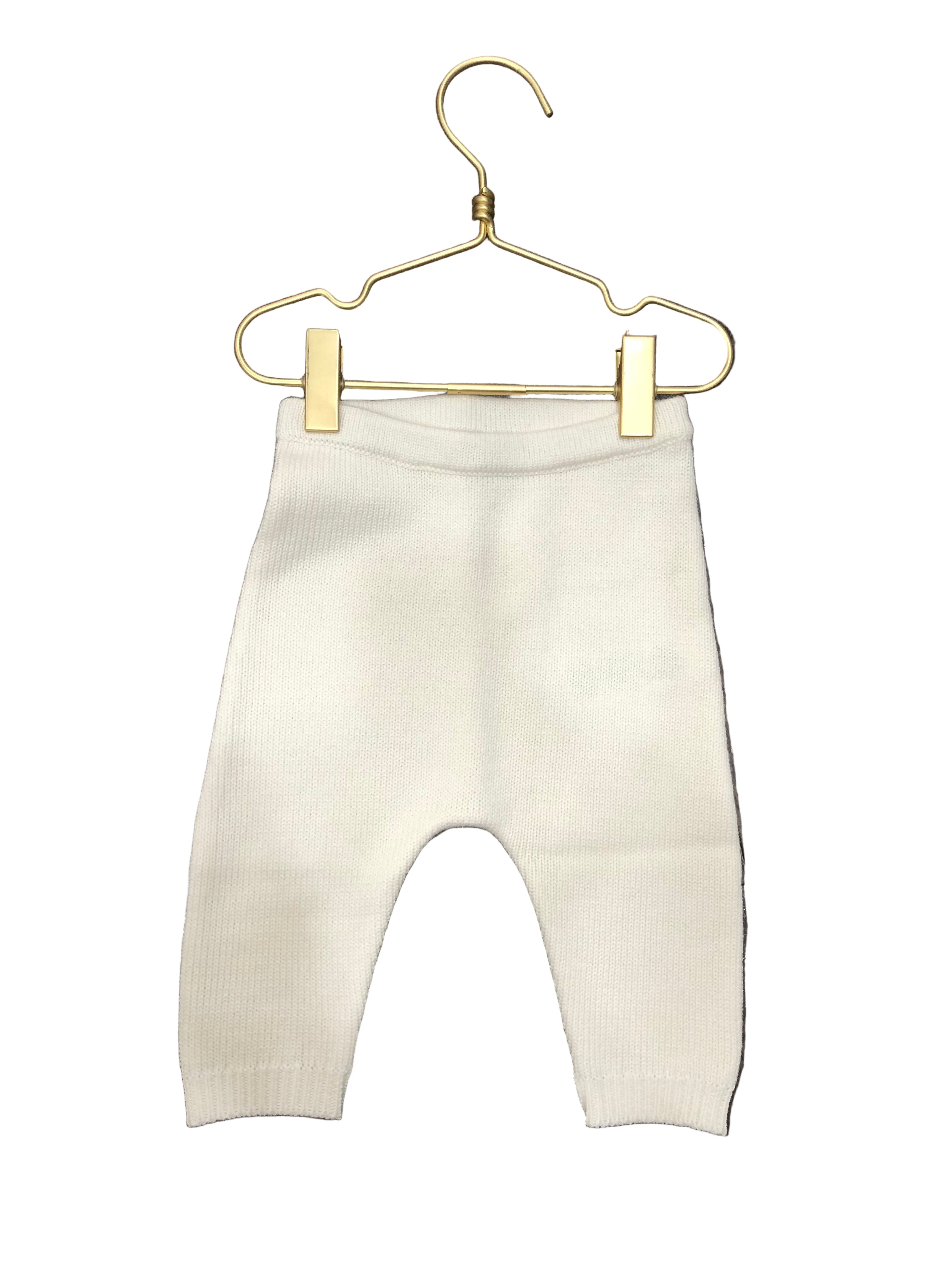 Petit Bateau - Baby Girl 2pc Knit Set Sweater With Hearts and Pant