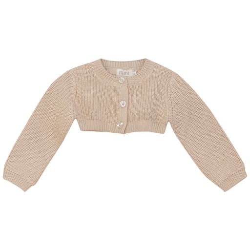 Pompomme Beige Cardigan