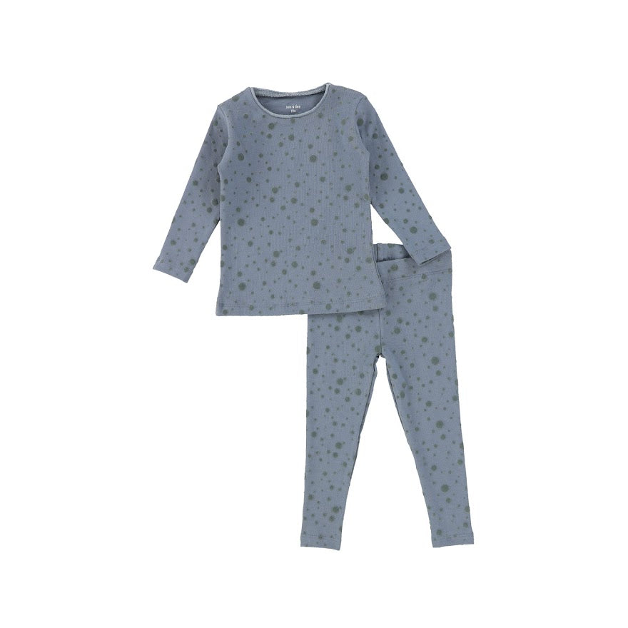 velvet dot pajamas ocean