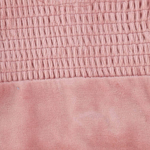 Velour Smocked Footie + Bonnet