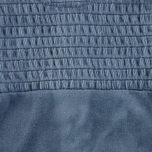 Velour Smocked Footie + Bonnet
