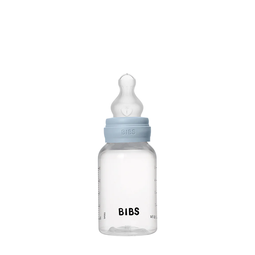 BPA-Free Baby Bottles | 150ml PP & Silicone Nipple Set - Ivory