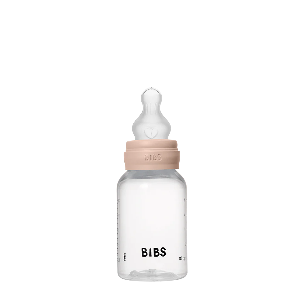 BPA-Free Baby Bottles | 150ml PP & Silicone Nipple Set - Ivory