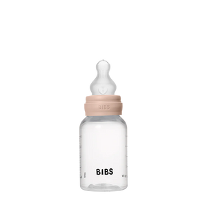 BPA-Free Baby Bottles | 150ml PP & Silicone Nipple Set - Ivory