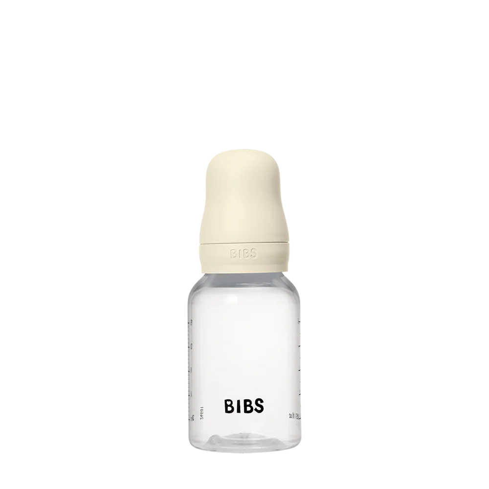 BPA-Free Baby Bottles | 150ml PP & Silicone Nipple Set - Ivory