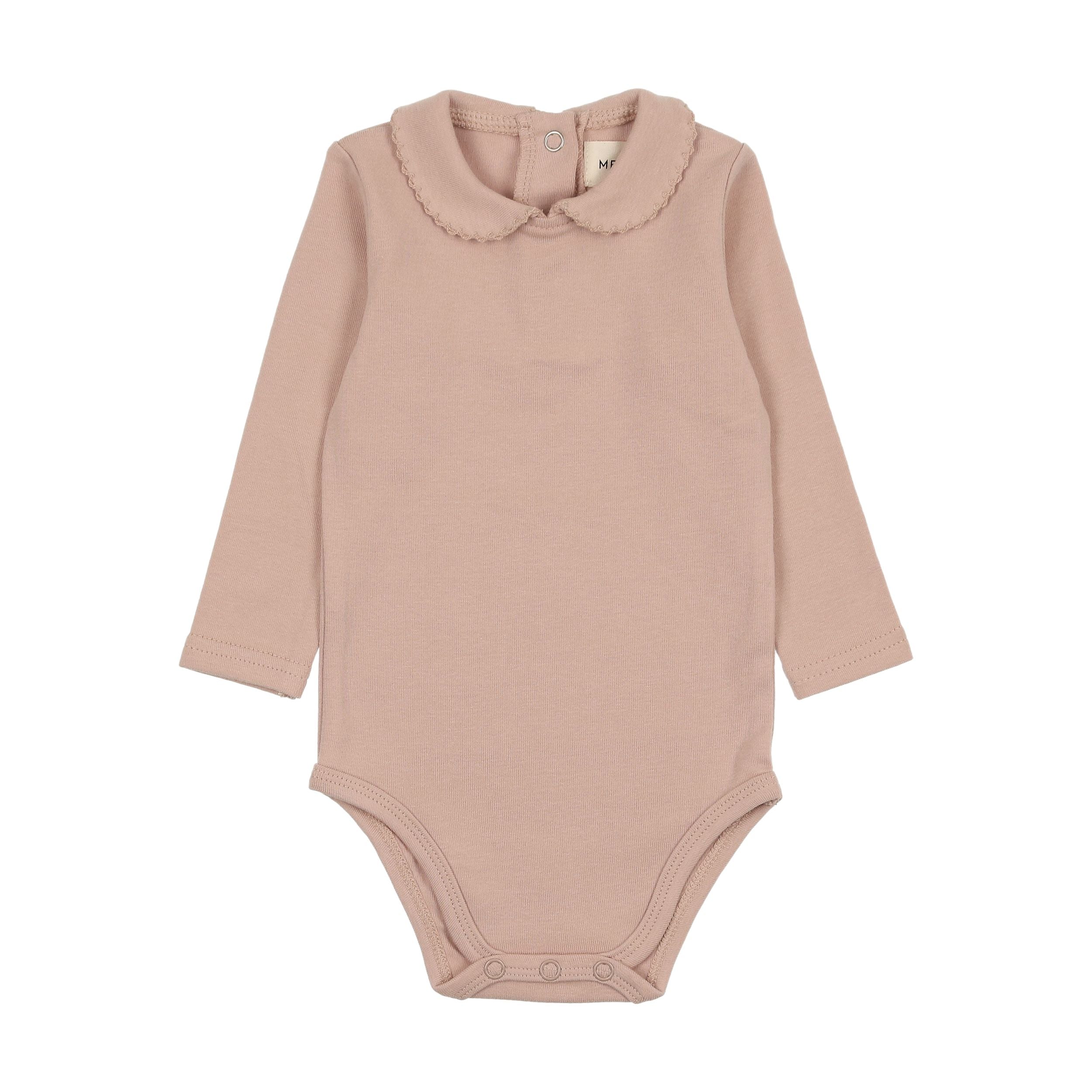 Mema Knits Dusty Pink Knit Overall with Onesie