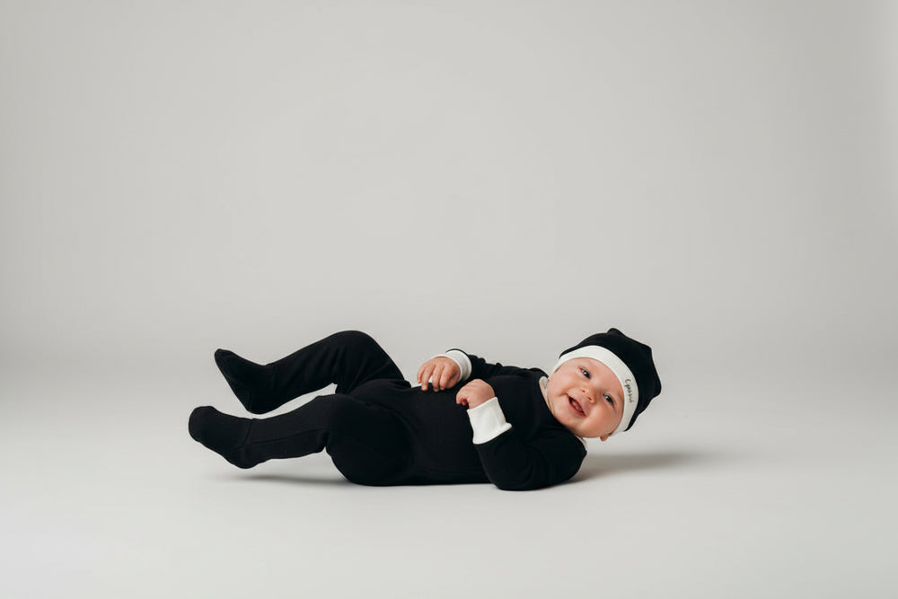 Parni Black Boys Baby Footie