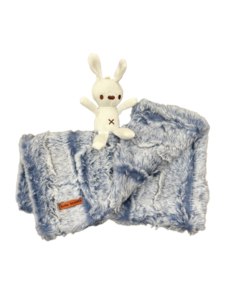 White Bunny/Mini Fuzz  Baby Lovey