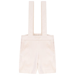 Blumint Cream Velvet Bermudas