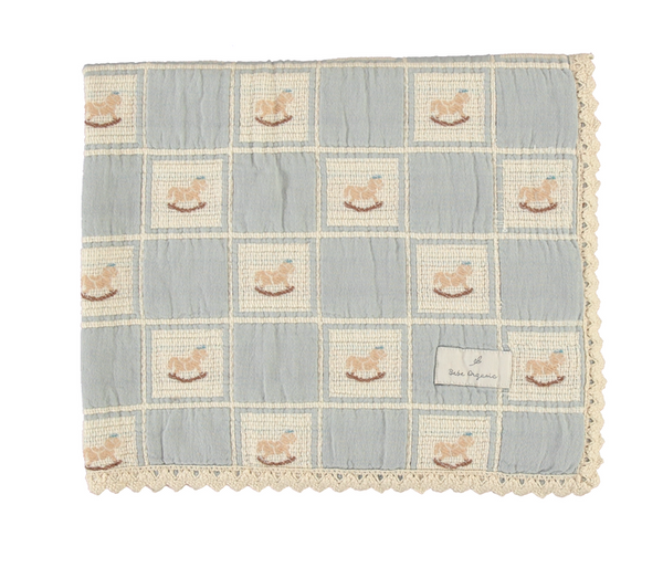Bebe Organic Rocking Horse Patchwork Blanket – Little Loungers