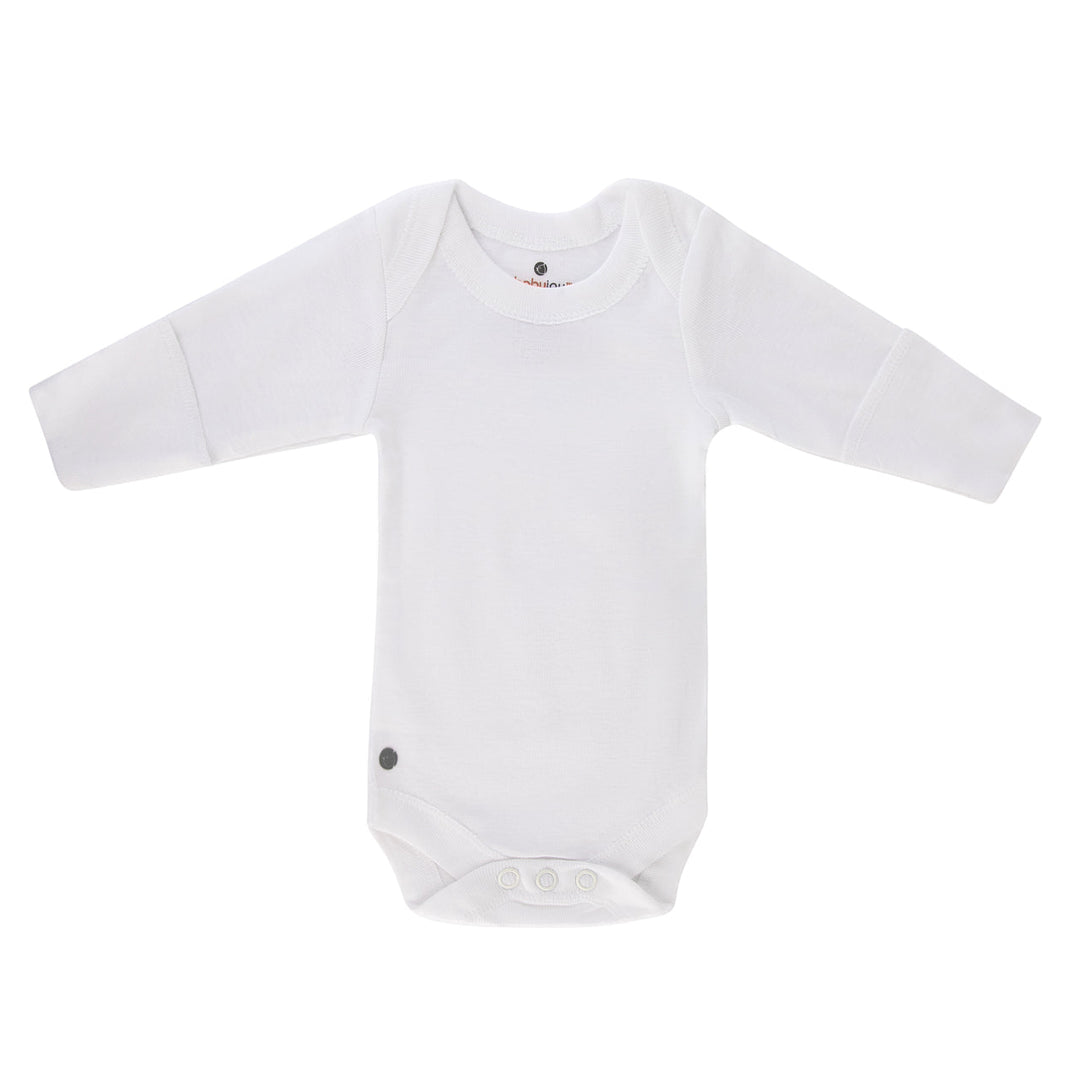 3 pack long sleeve bodysuits with mits