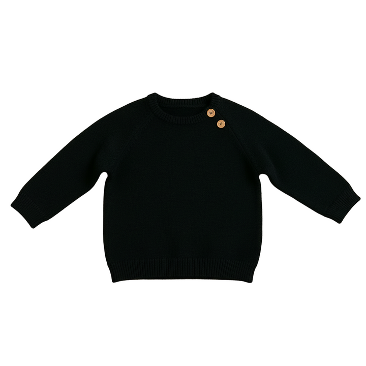 Baby Black Carousel Sweater