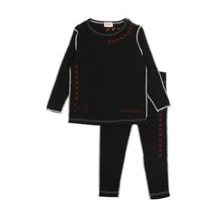 Bee & Dee Ebony Basic Contrast Loungewear
