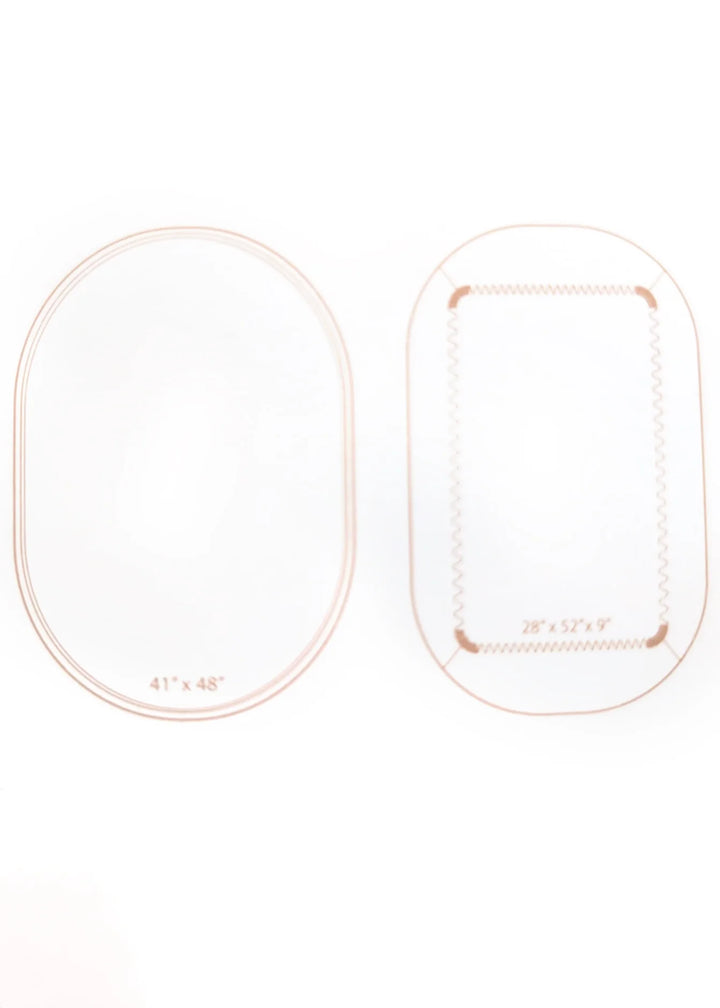 Kipp Baby Pink Bud Fitted Bassinet Sheet