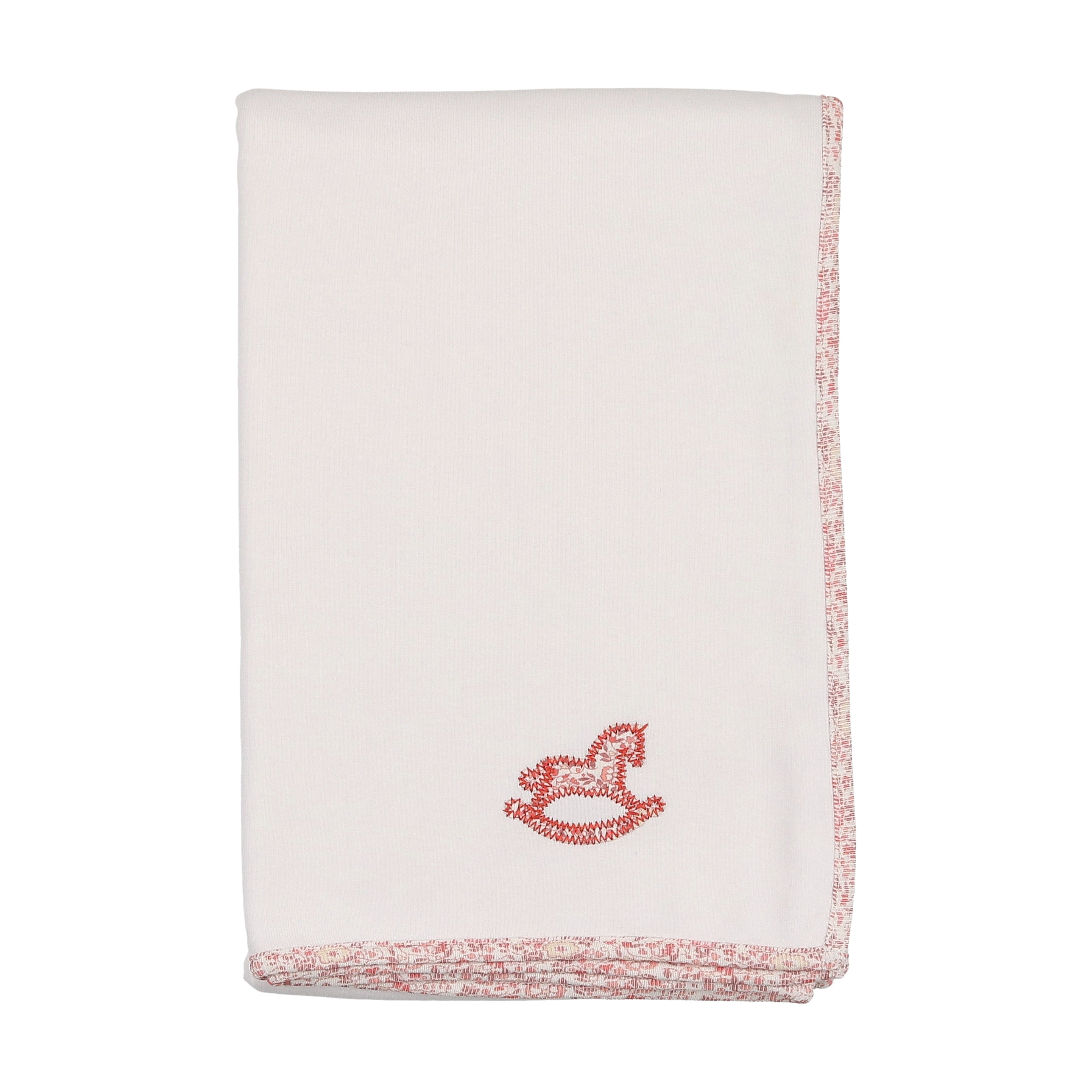 Bee & Dee White Girls Bebe Ditsy Blanket