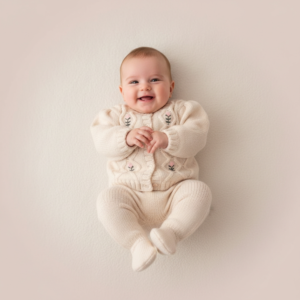 Bebe Shell Bebe Organic Rosine Shell Pink Baby Set + Bonnet – Little Loungers