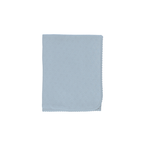 Bebe Organic Baby Sea Heart Pointelle Blanket