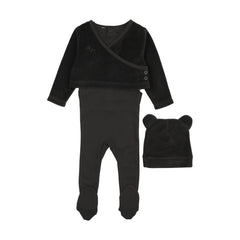 Ann of Nan Black Footie with Wrap
