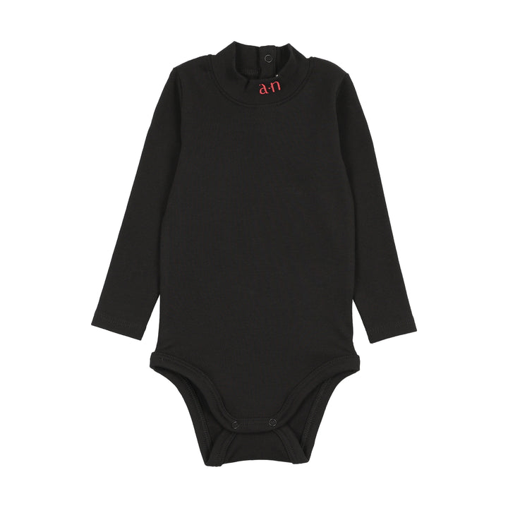 Ann of Nan Toddler Black Velour Romper with Onesie