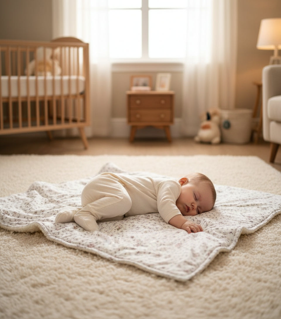 Bebe Organic Fall Prairie Fur Blanket