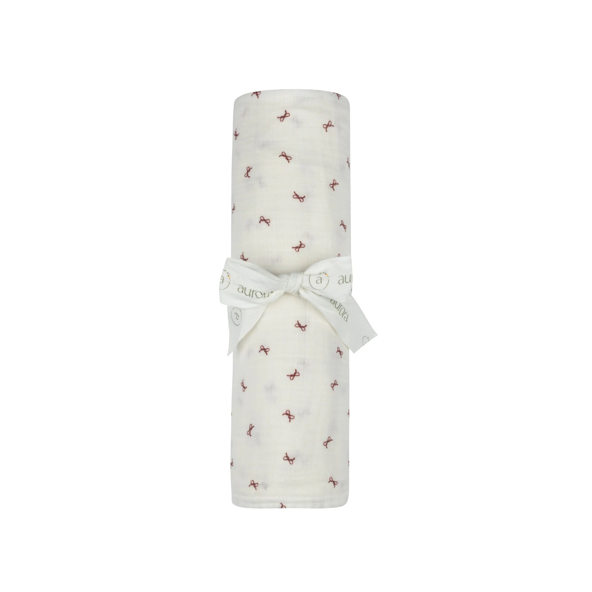 Ely's & Co Bow Pattern Collection Muslin Swaddle Soft Cotton Baby Swaddle Blanket Bow Print Design
