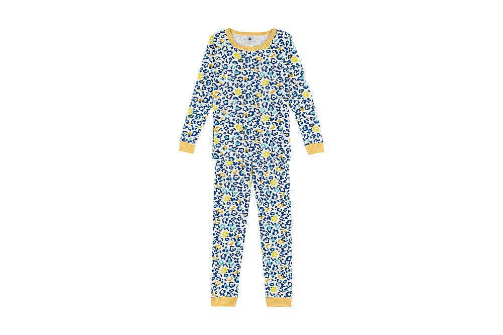 petit bateau boy loungewear ls printed top and pants