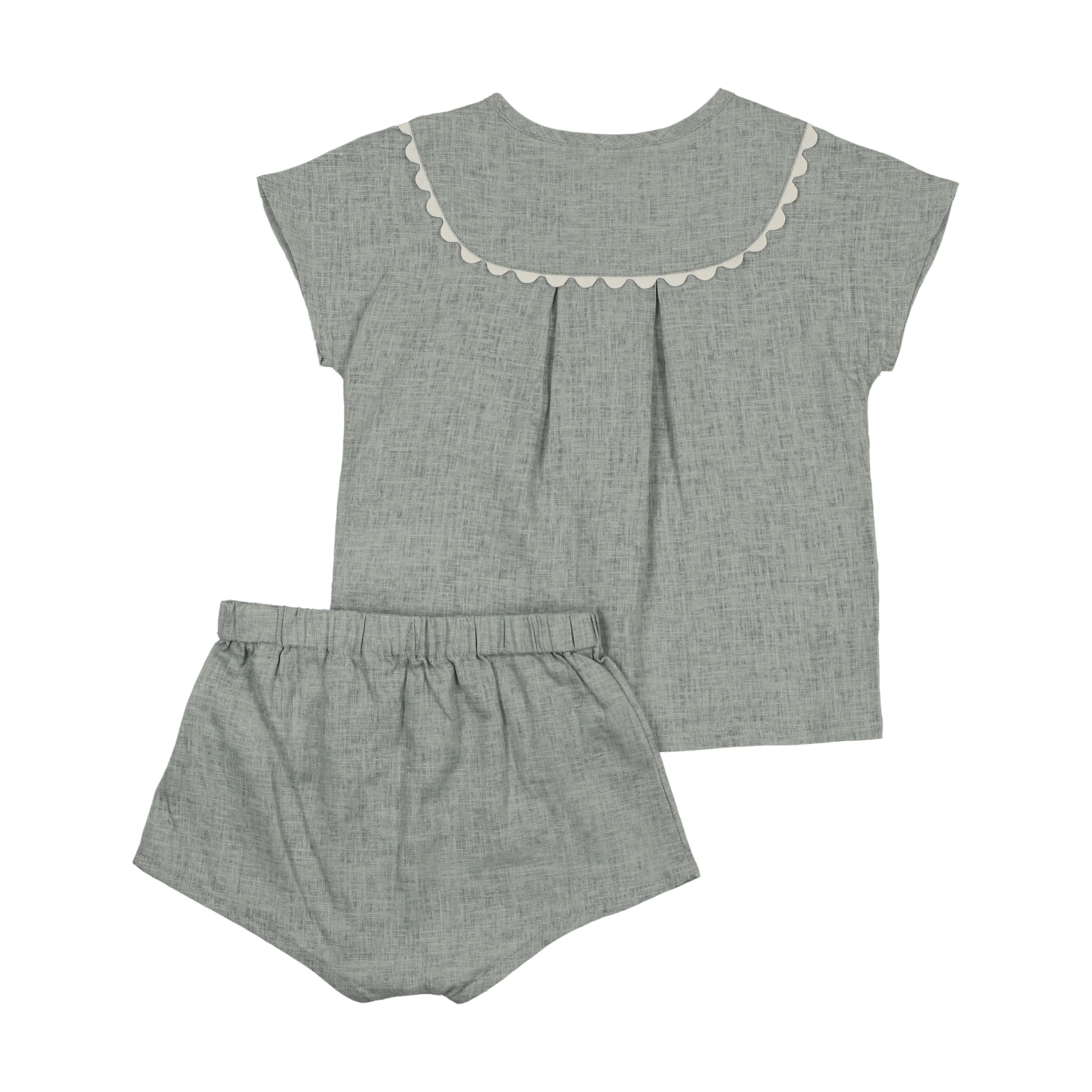 Ann of Nan - Slate Shirt + Bloomer Set