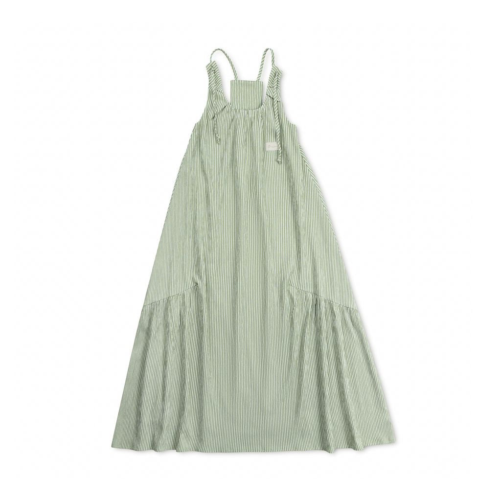Bonjour Green Striped Patch Maxi