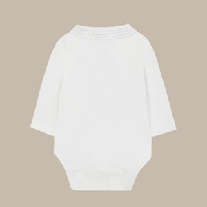 Tartine et Chocolat Mocha Collar Bodysuit
