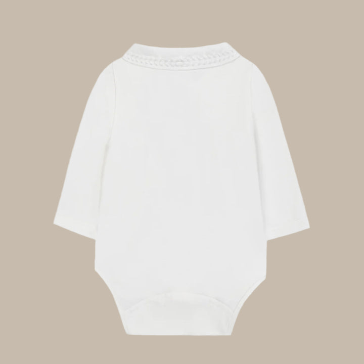 Tartine et Chocolat Mocha Collar Bodysuit