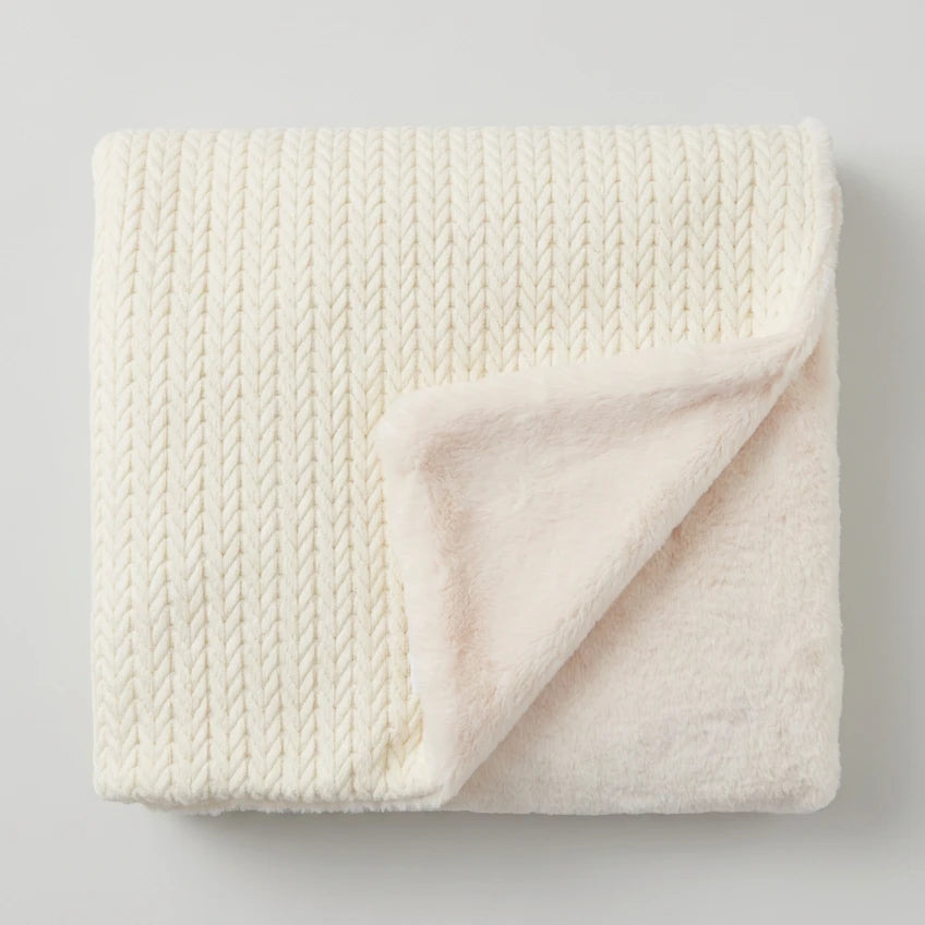 Pramie Knit Blanket Ivory